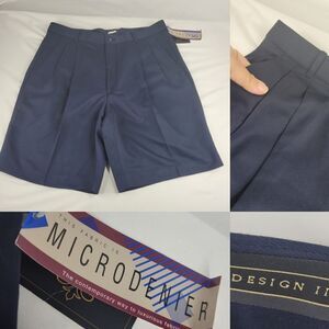 NEW DESIGN II micro denier silk touch PLEATED GOLF SHORTS Nordstrom large 35 NWT